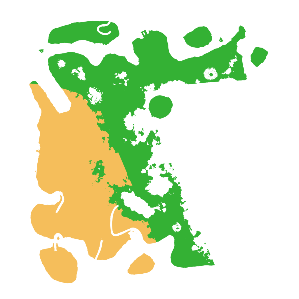 Biome Rust Map: Procedural Map, Size: 3500, Seed: 31118384