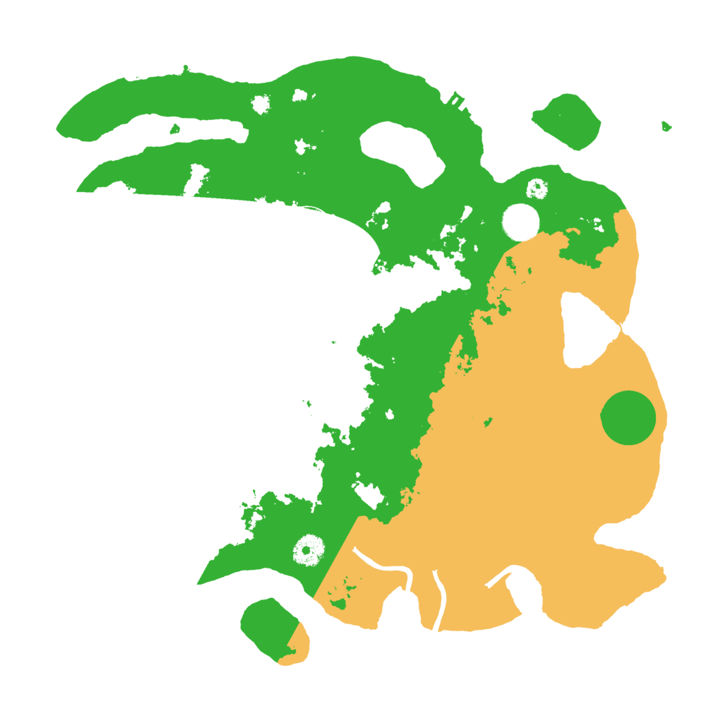 Biome Rust Map: Procedural Map, Size: 3500, Seed: 60267683