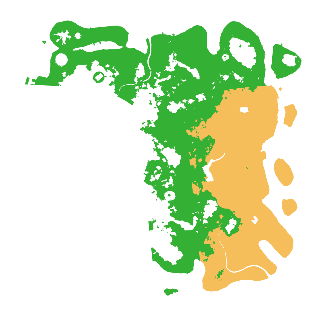 Biome Rust Map: Procedural Map, Size: 4500, Seed: 963254