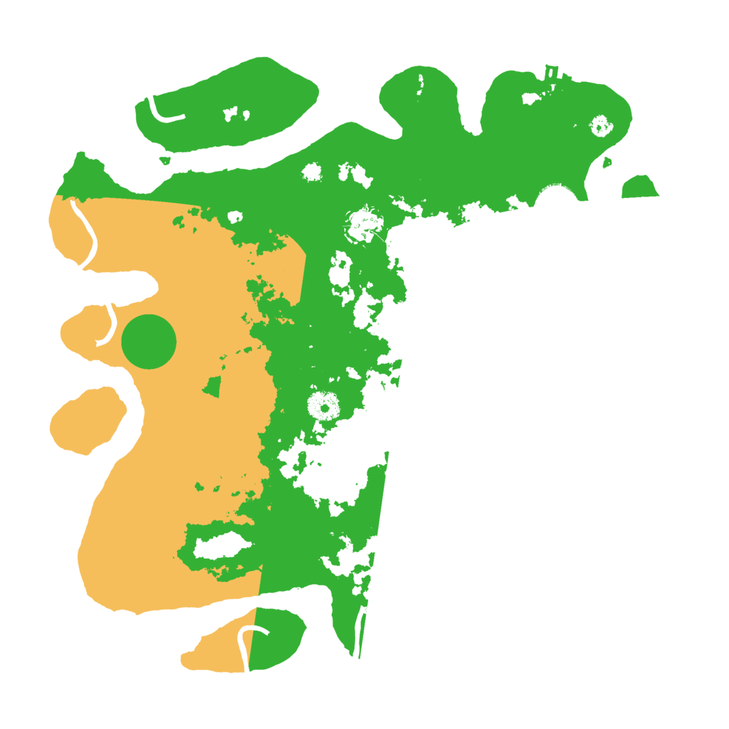 Biome Rust Map: Procedural Map, Size: 3500, Seed: 51162990