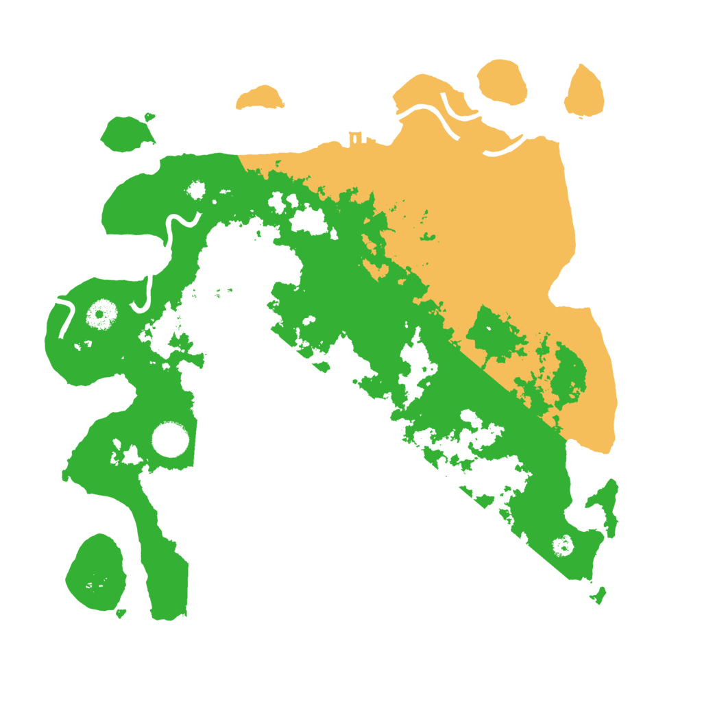 Biome Rust Map: Procedural Map, Size: 3500, Seed: 8122022