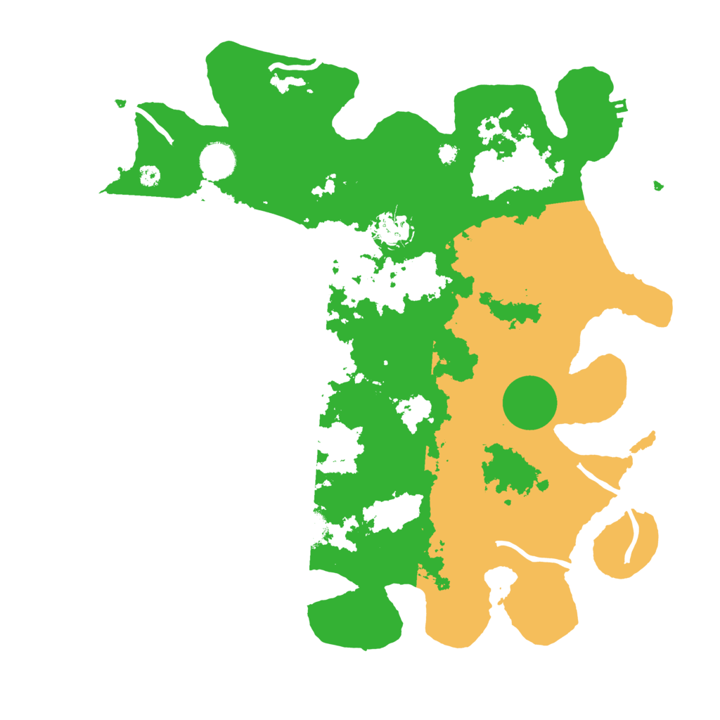 Biome Rust Map: Procedural Map, Size: 3500, Seed: 49712630