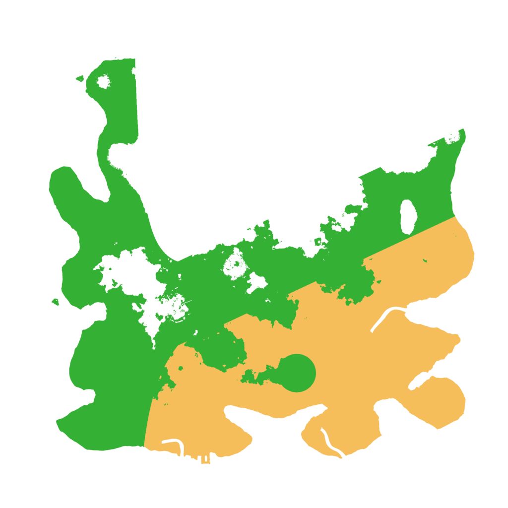 Biome Rust Map: Procedural Map, Size: 3500, Seed: 1556166401