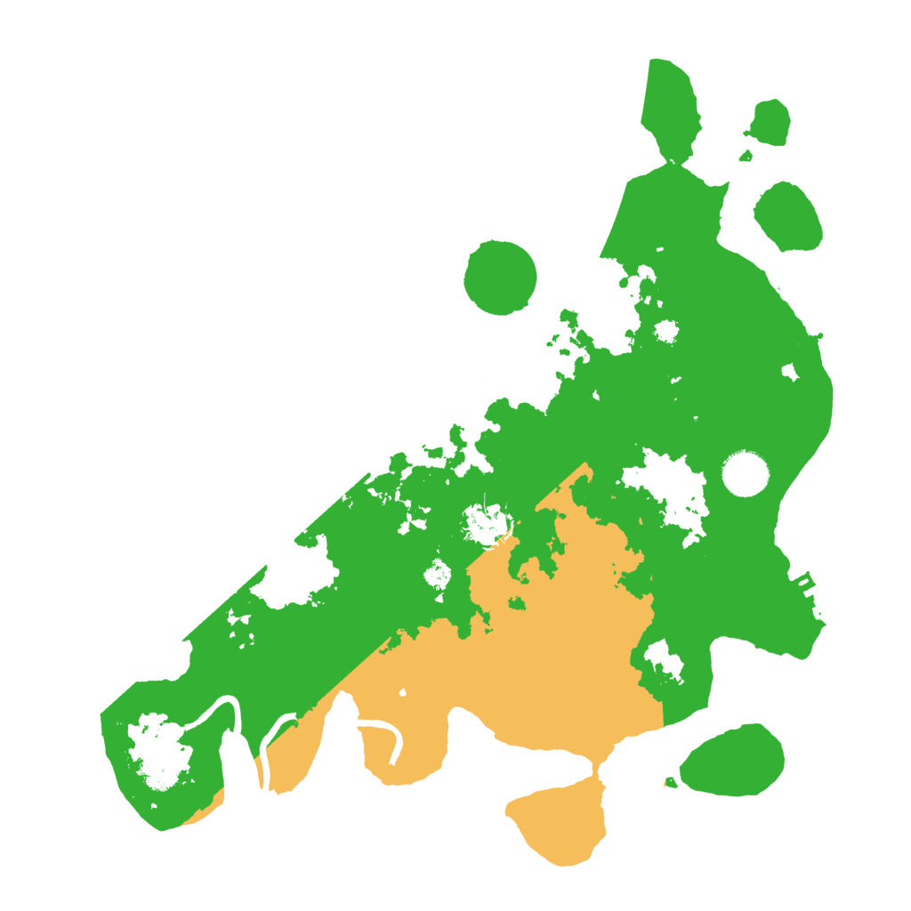 Biome Rust Map: Procedural Map, Size: 3500, Seed: 296329