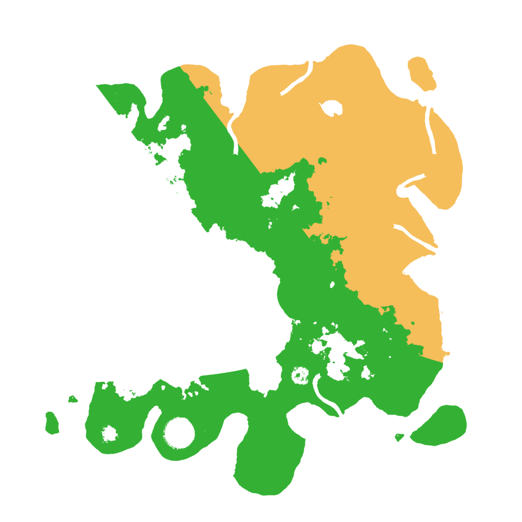 Biome Rust Map: Procedural Map, Size: 3000, Seed: 52643420