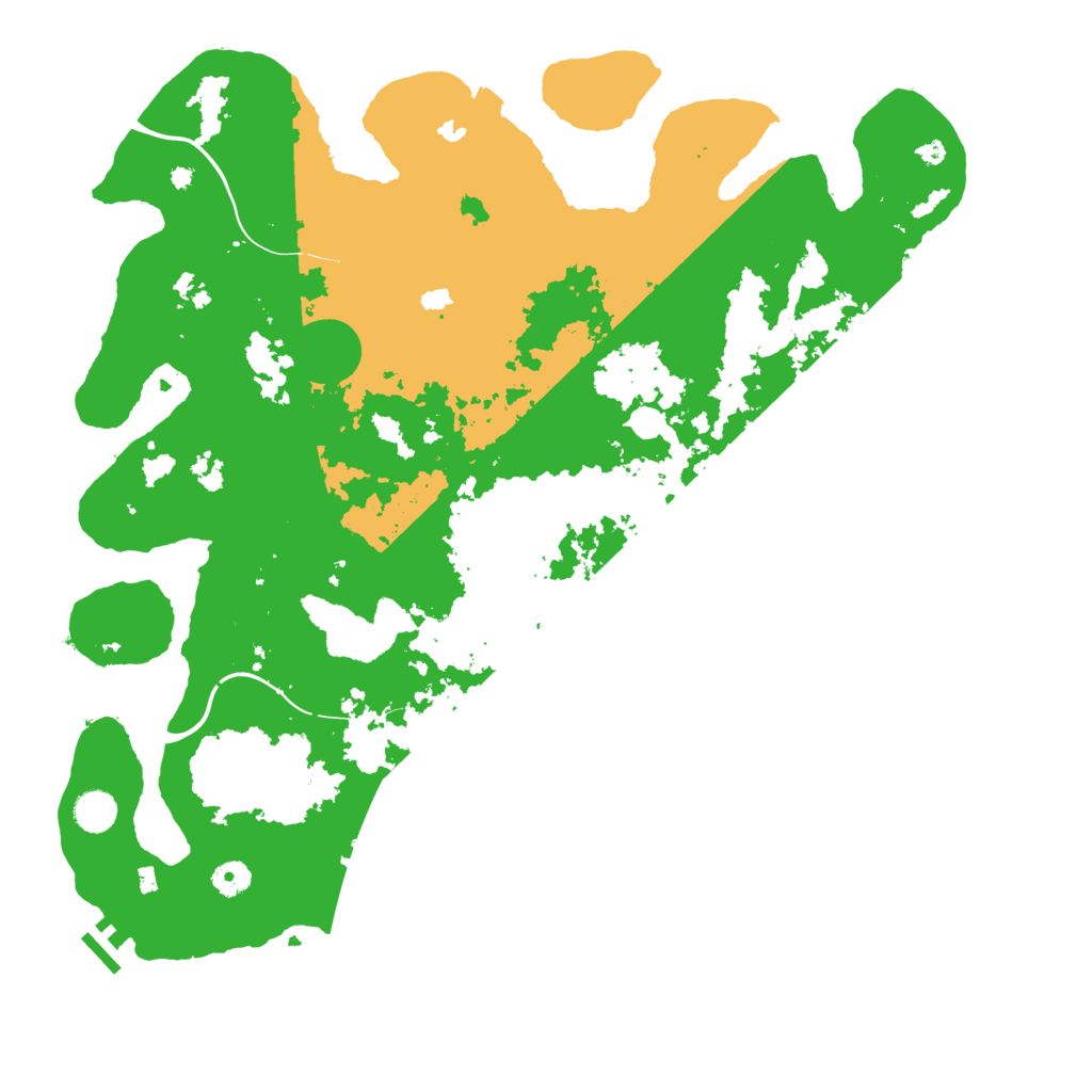 Biome Rust Map: Procedural Map, Size: 4500, Seed: 1305459488