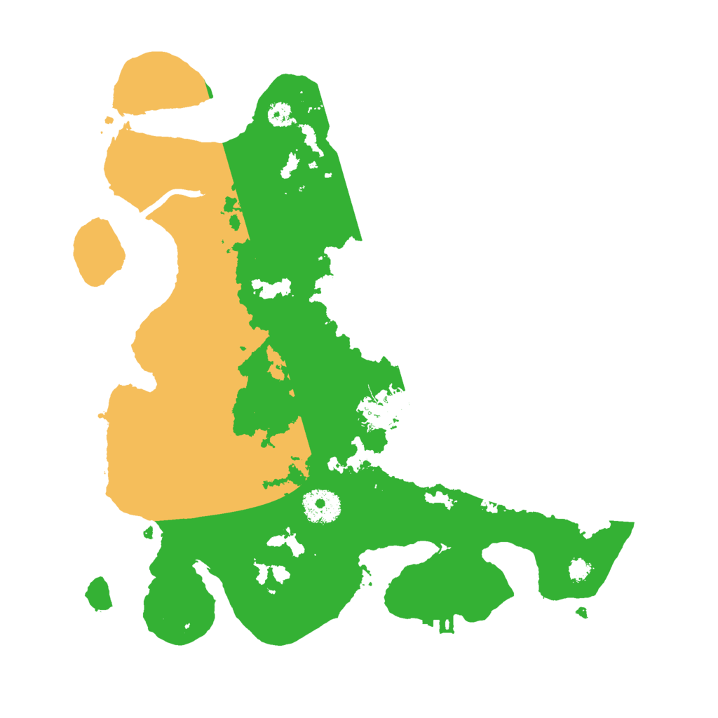 Biome Rust Map: Procedural Map, Size: 3000, Seed: 23833