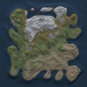 Thumbnail Rust Map: Procedural Map, Size: 3500, Seed: 1504546910, 19 Monuments