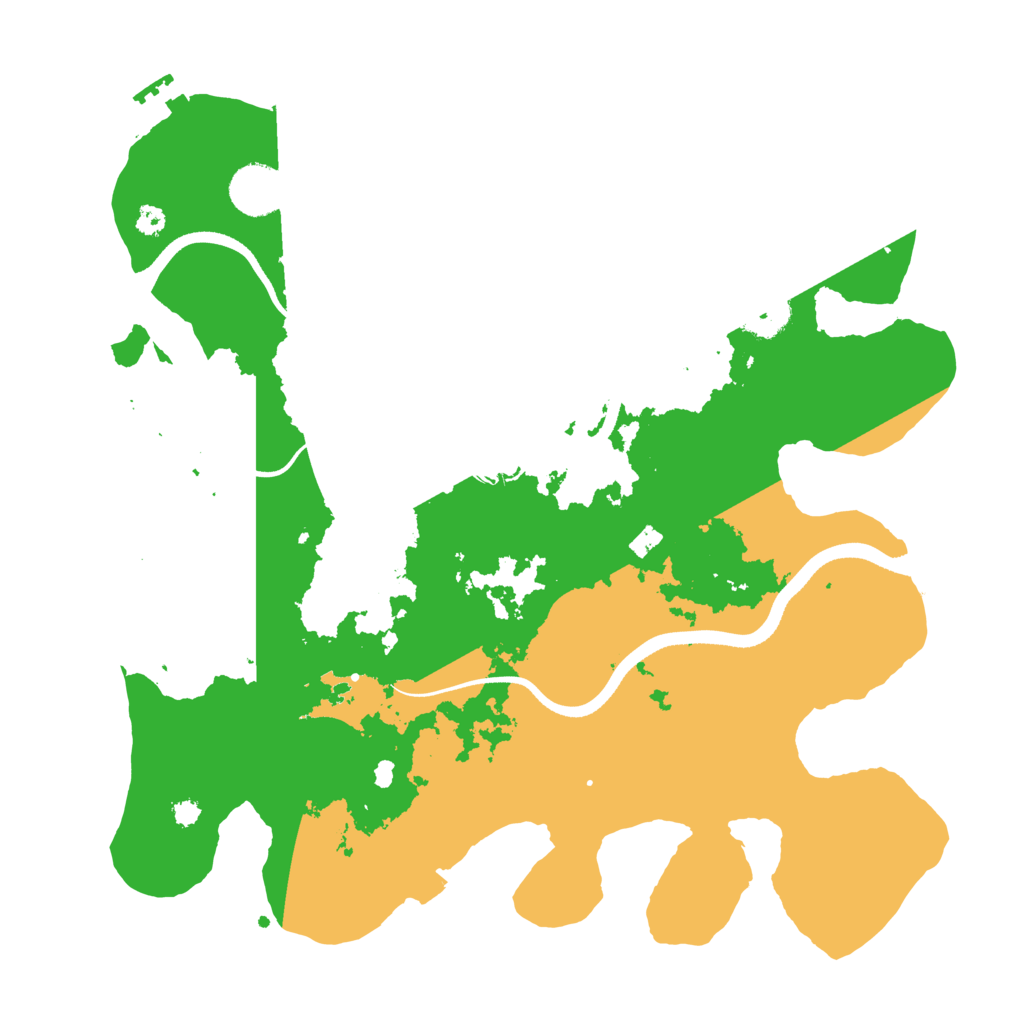 Biome Rust Map: Procedural Map, Size: 3500, Seed: 1504546910