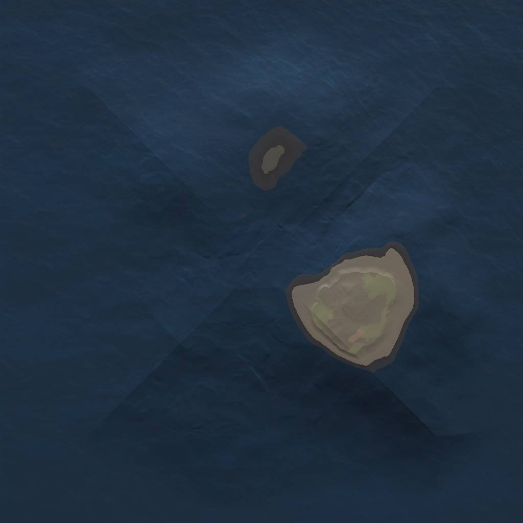 Rust Map: Procedural Map, Size: 1000, Seed: 483769434, 3 Monuments