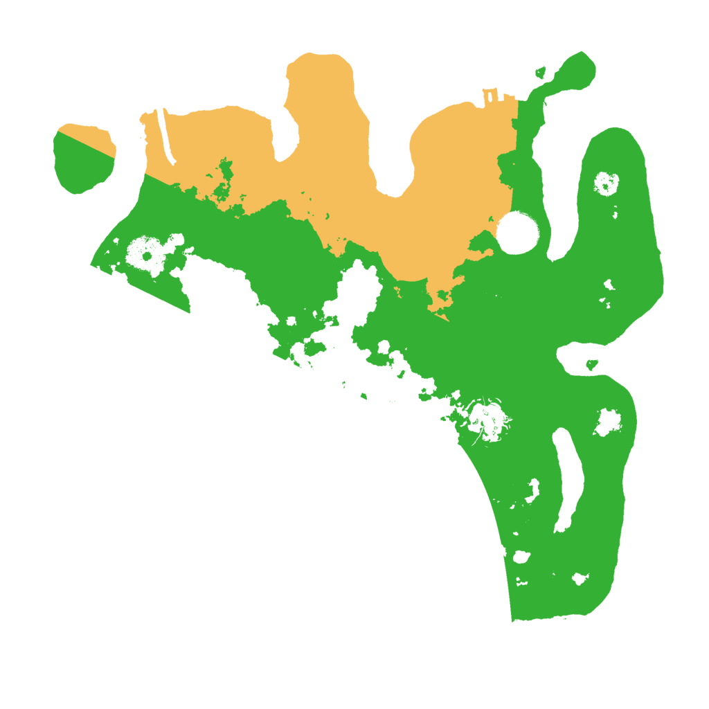 Biome Rust Map: Procedural Map, Size: 3000, Seed: 574339543