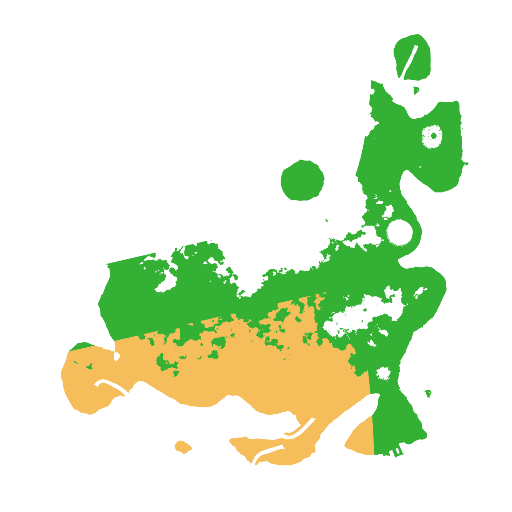 Biome Rust Map: Procedural Map, Size: 3500, Seed: 47272734