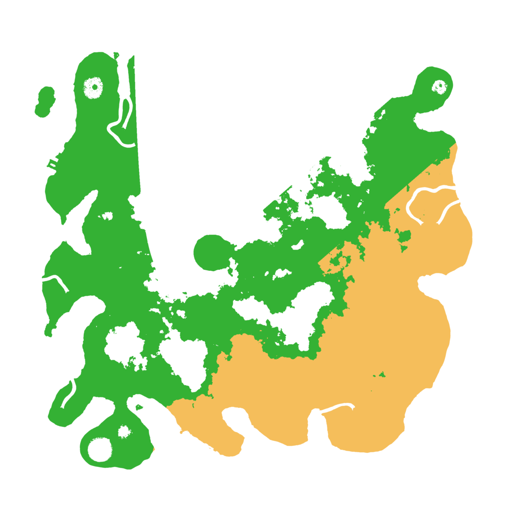 Biome Rust Map: Procedural Map, Size: 3700, Seed: 1597124744