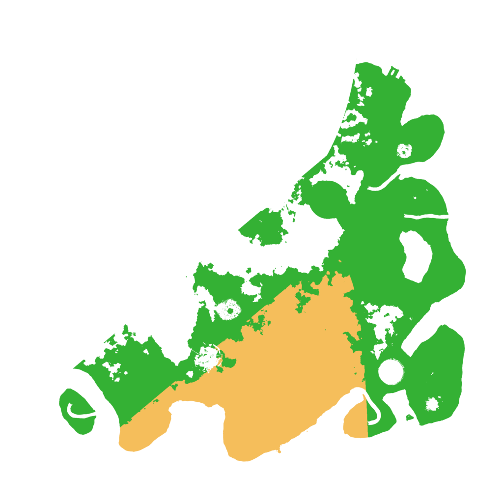 Biome Rust Map: Procedural Map, Size: 3500, Seed: 1611840701