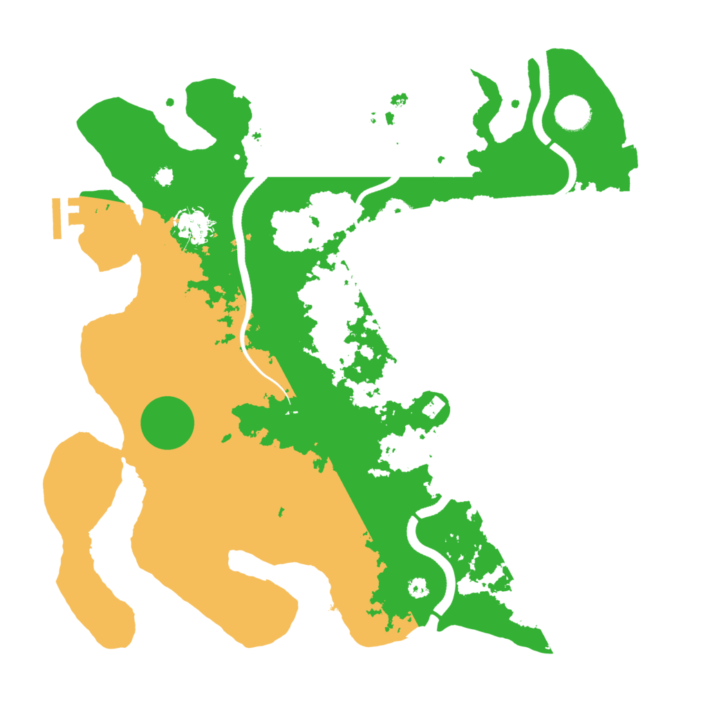 Biome Rust Map: Procedural Map, Size: 3500, Seed: 1269168704