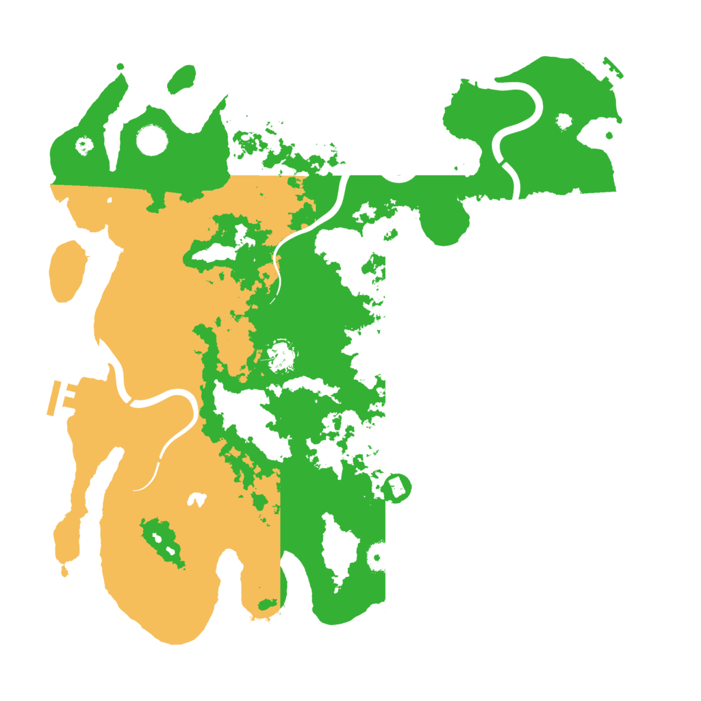Biome Rust Map: Procedural Map, Size: 4000, Seed: 1319403191
