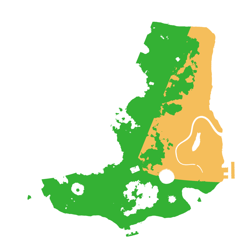 Biome Rust Map: Procedural Map, Size: 3000, Seed: 13730