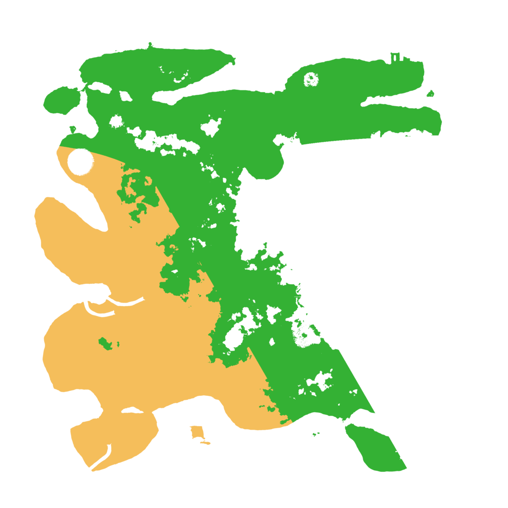 Biome Rust Map: Procedural Map, Size: 3500, Seed: 2113222