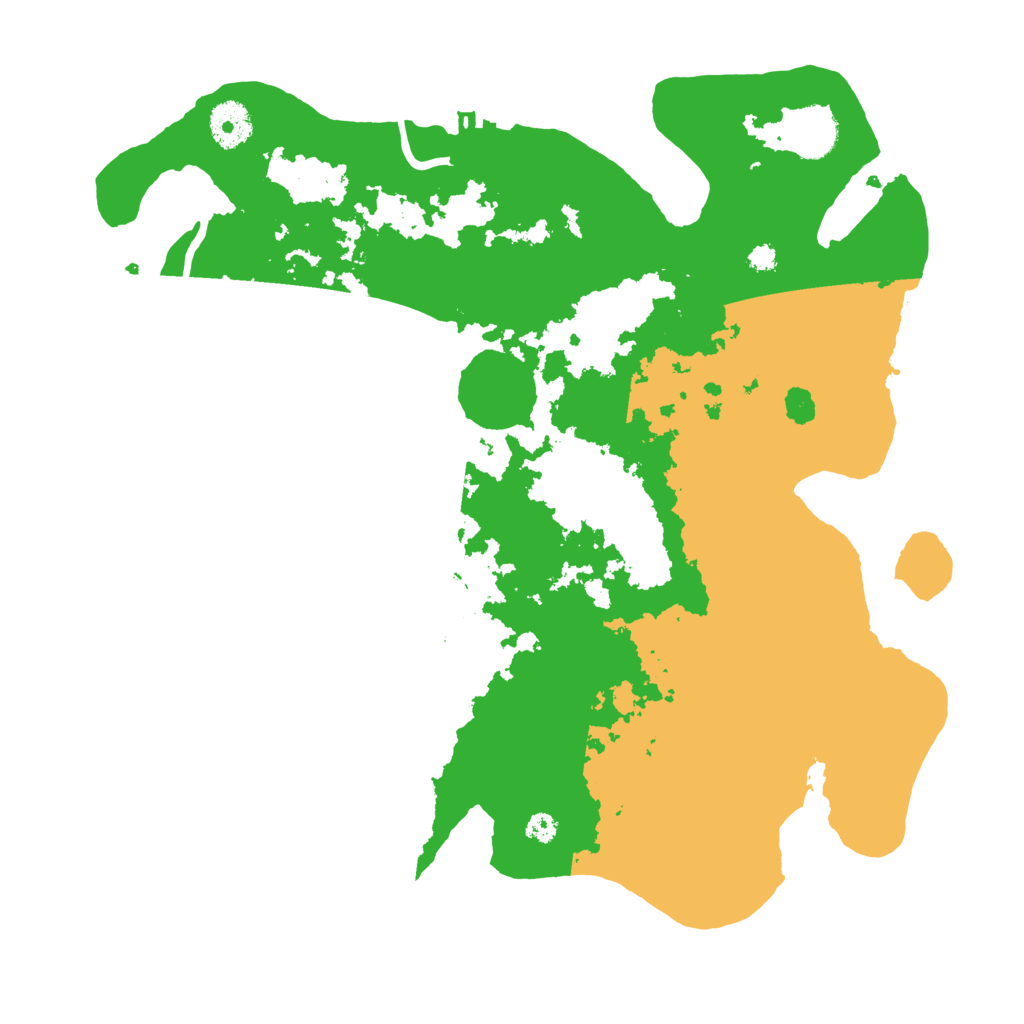 Biome Rust Map: Procedural Map, Size: 3500, Seed: 29644108