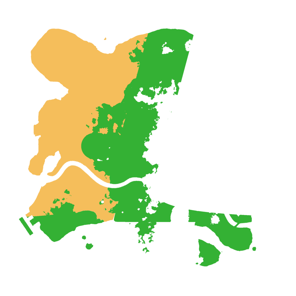 Biome Rust Map: Procedural Map, Size: 3000, Seed: 474805348