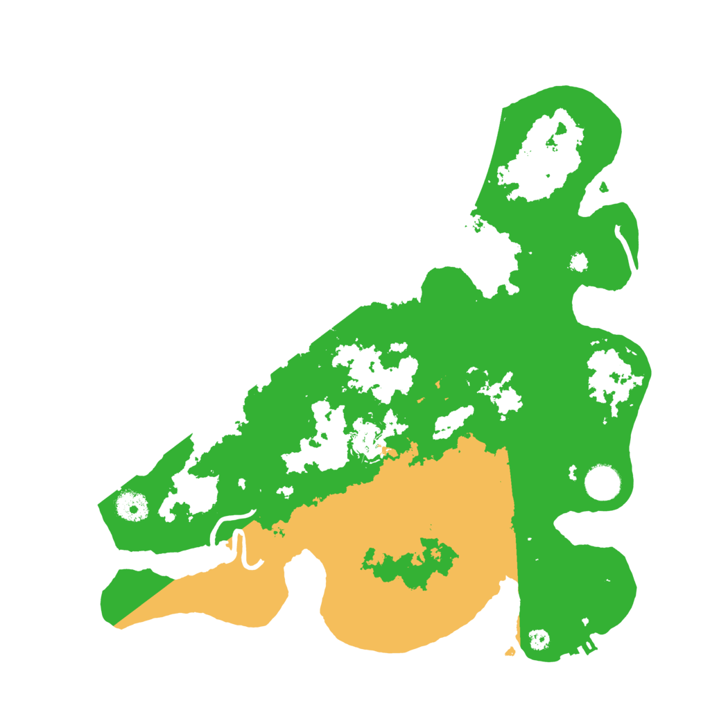 Biome Rust Map: Procedural Map, Size: 3500, Seed: 4385