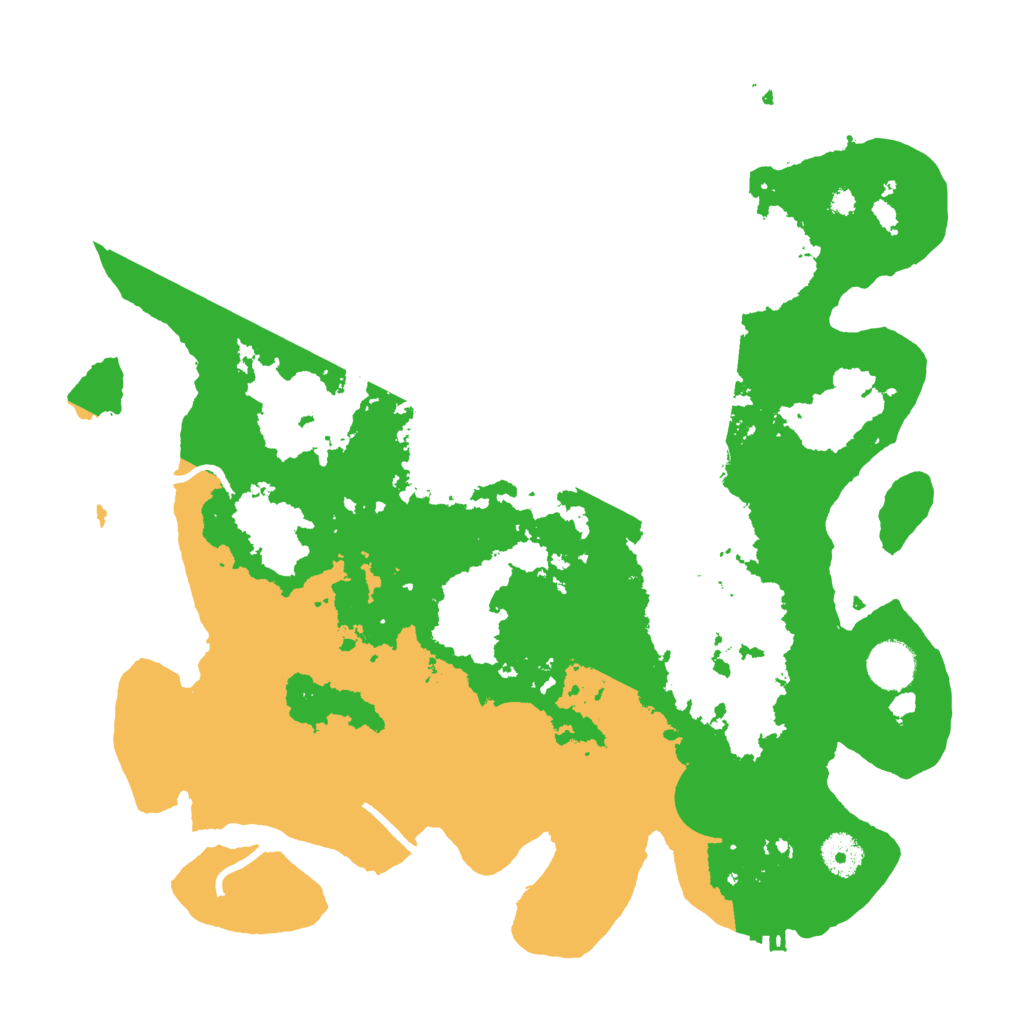Biome Rust Map: Procedural Map, Size: 3700, Seed: 4378