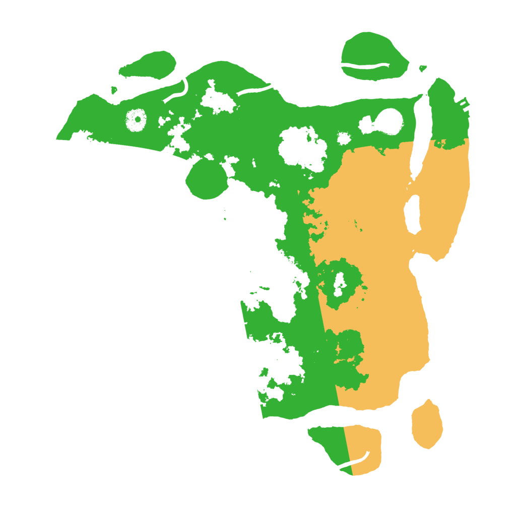 Biome Rust Map: Procedural Map, Size: 3500, Seed: 46523319