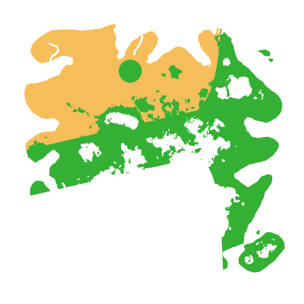 Biome Rust Map: Procedural Map, Size: 3500, Seed: 75731991