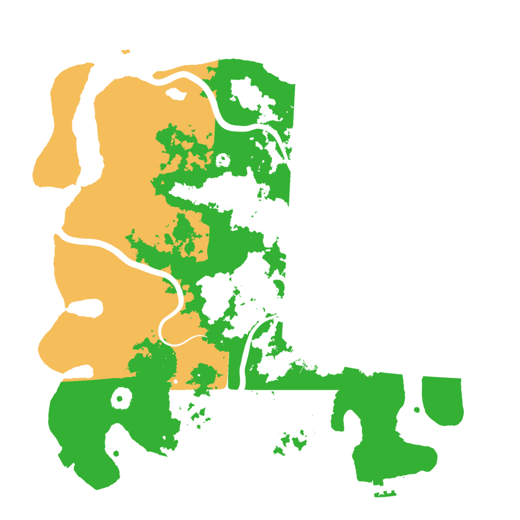 Biome Rust Map: Procedural Map, Size: 3600, Seed: 231591451