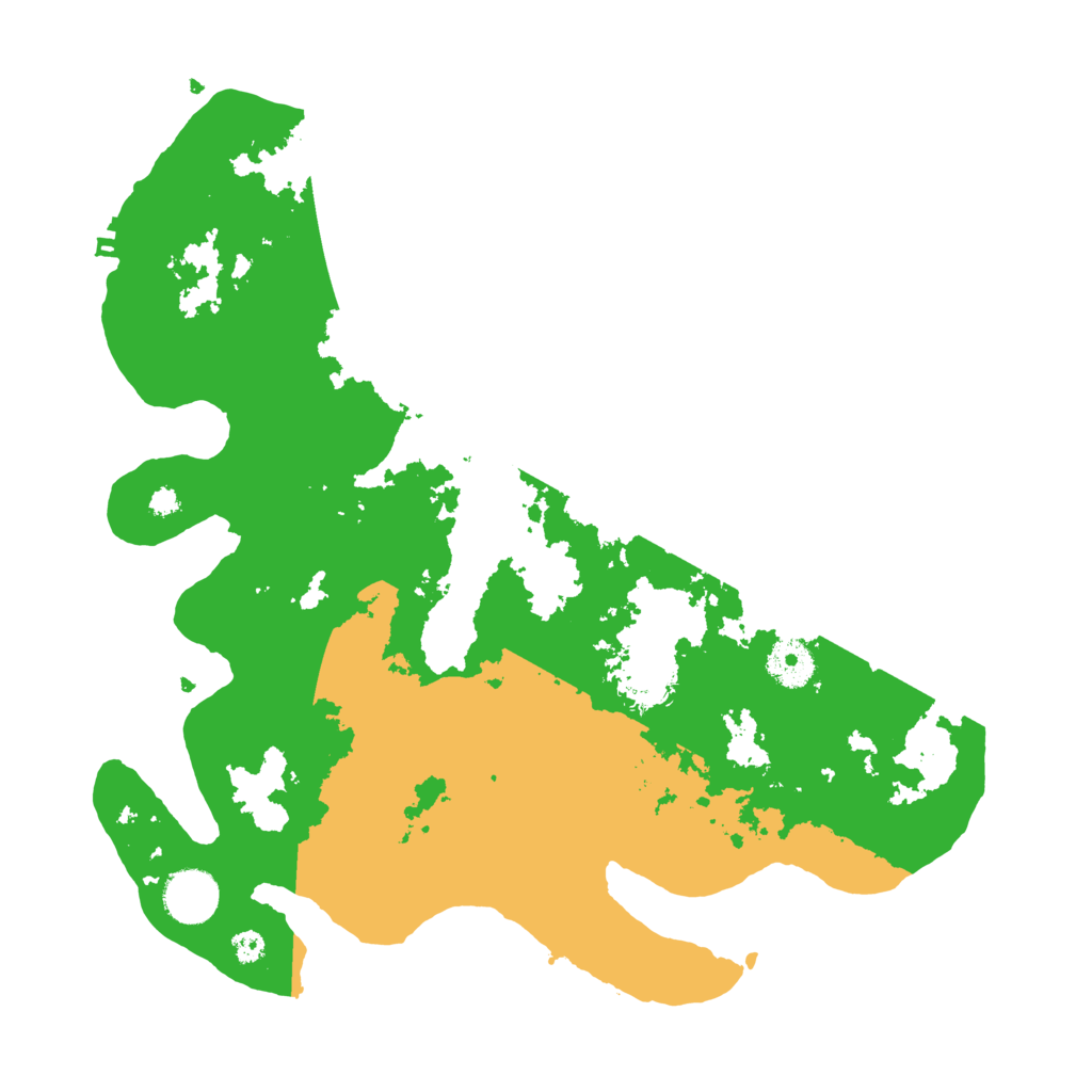 Biome Rust Map: Procedural Map, Size: 3500, Seed: 303796121