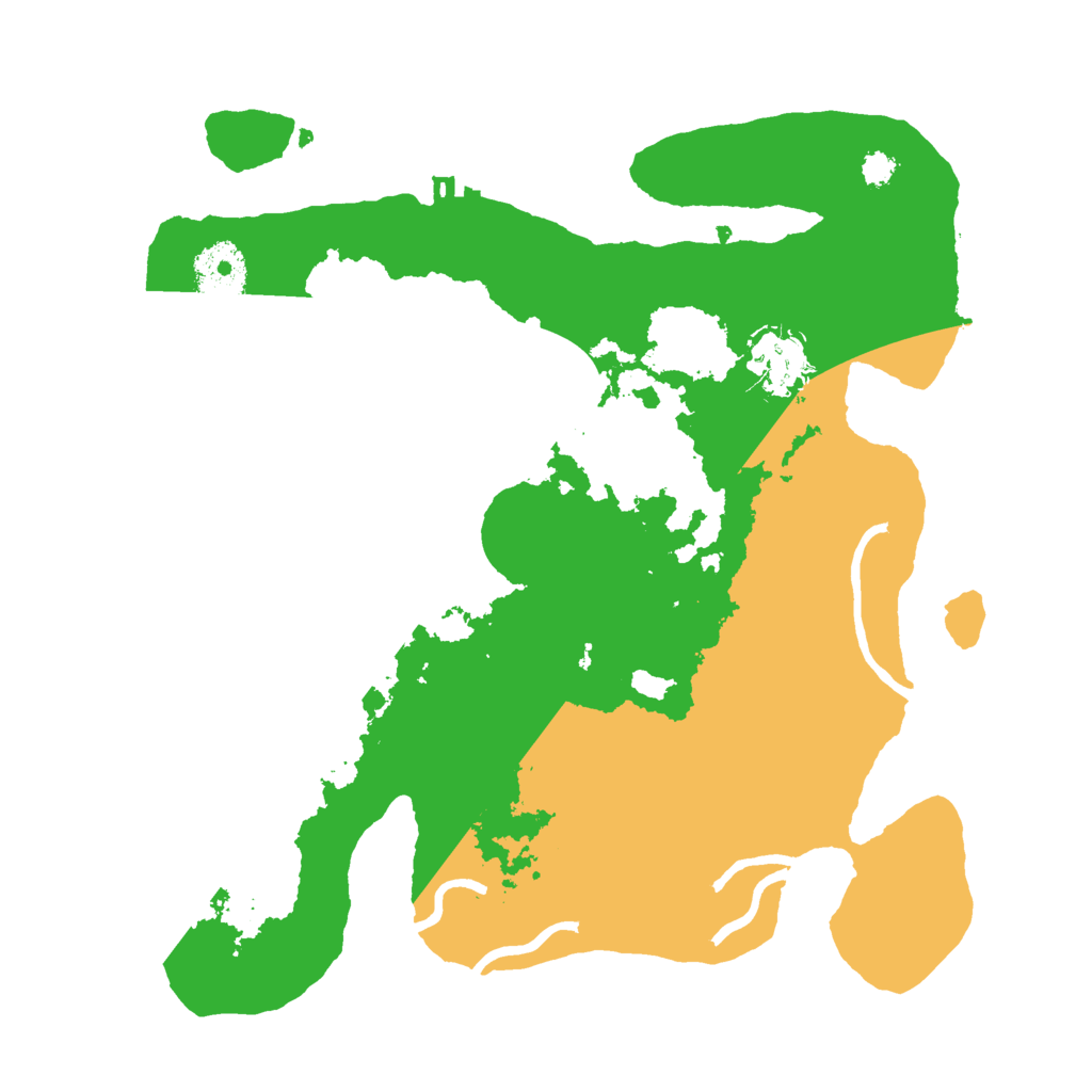 Biome Rust Map: Procedural Map, Size: 3000, Seed: 1227859024