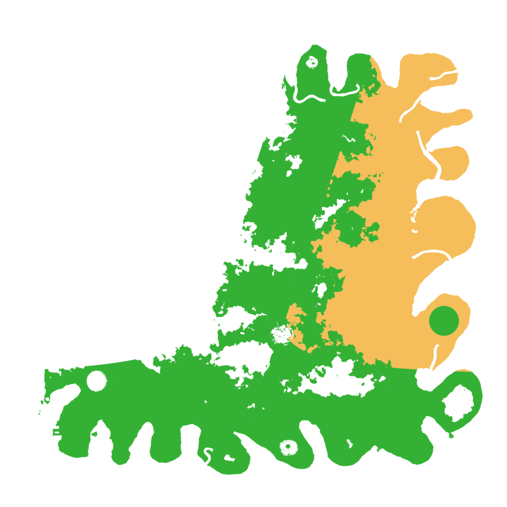 Biome Rust Map: Procedural Map, Size: 4500, Seed: 2266377