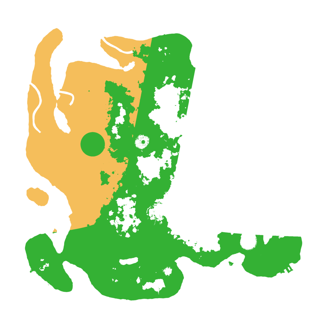 Biome Rust Map: Procedural Map, Size: 3500, Seed: 10318935