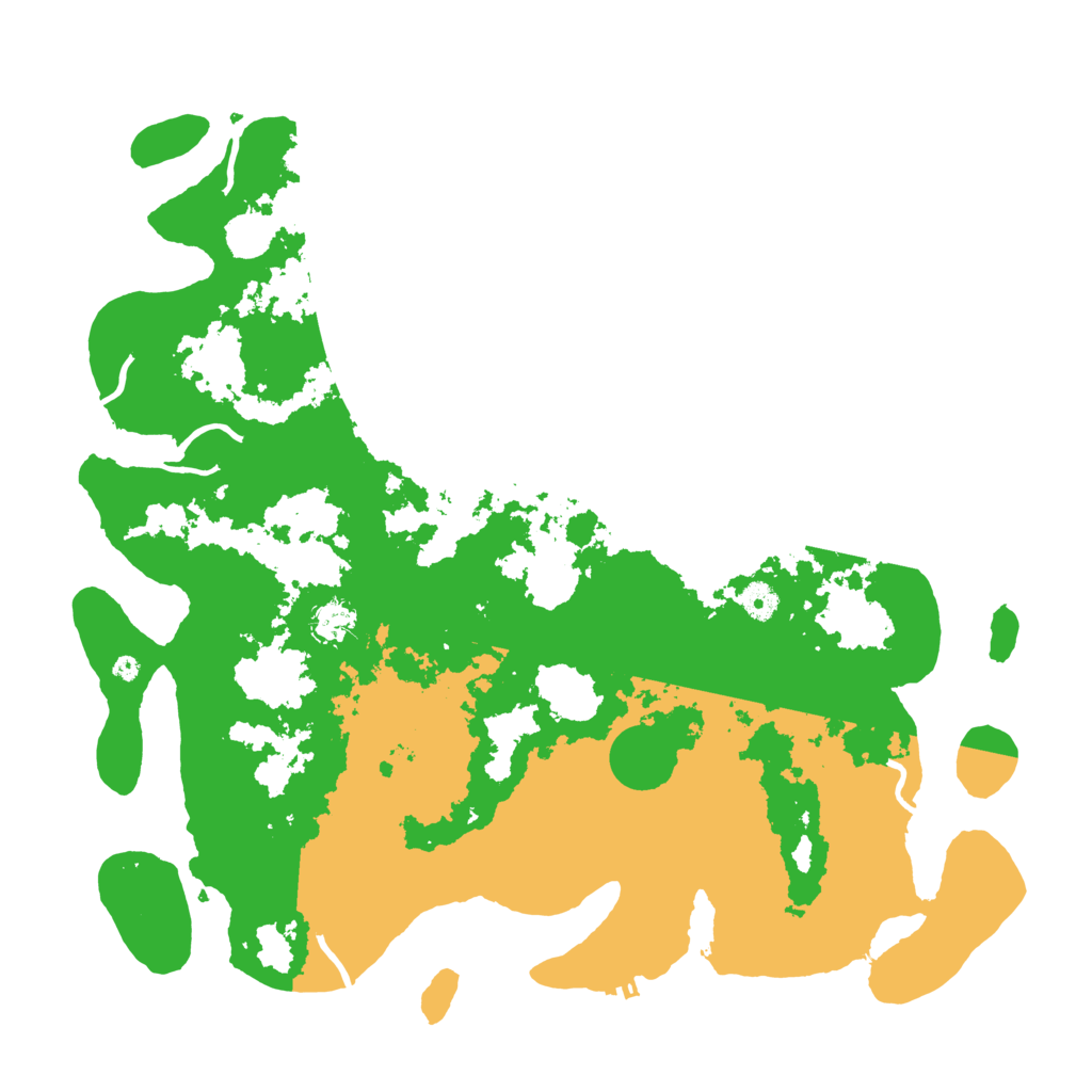 Biome Rust Map: Procedural Map, Size: 4444, Seed: 681271