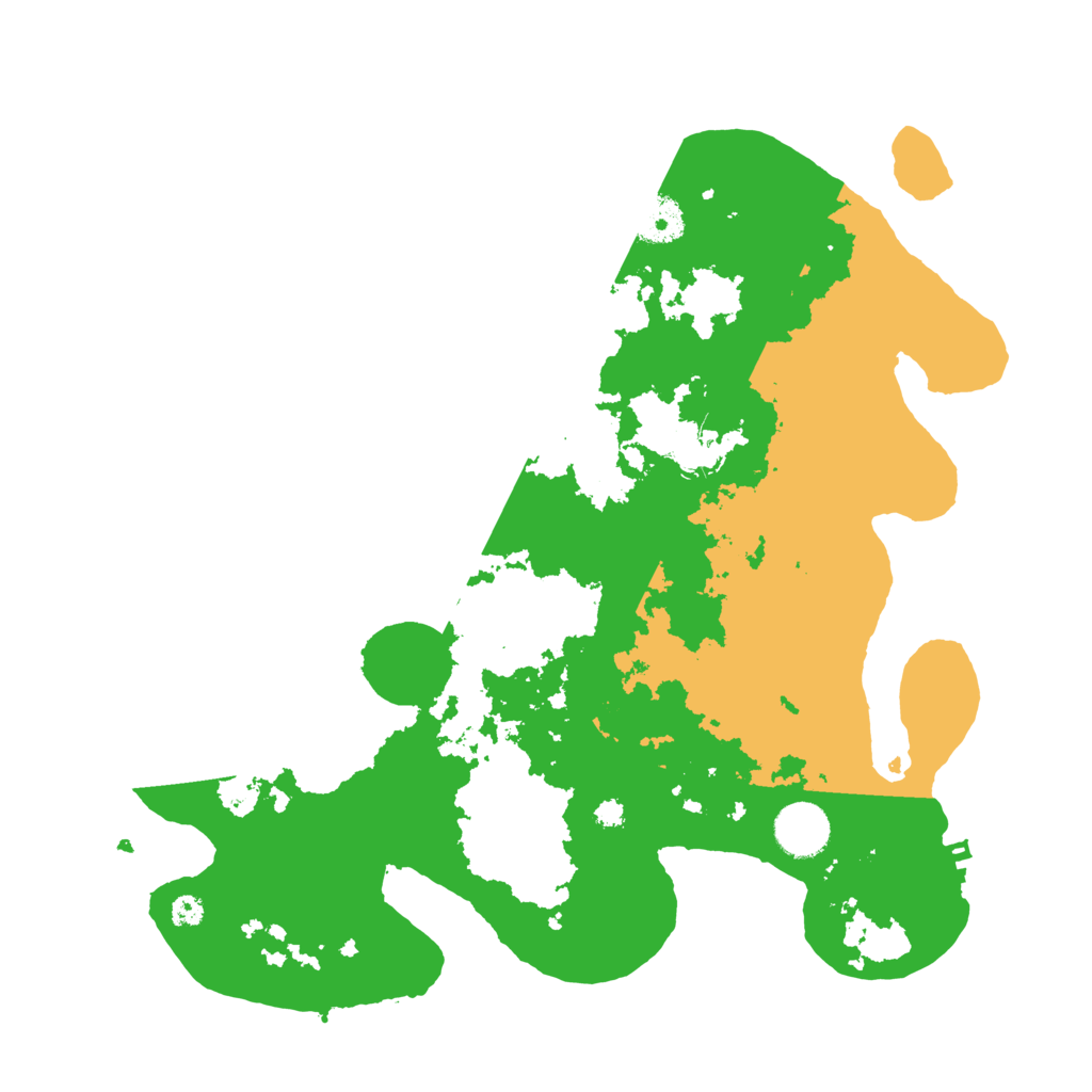 Biome Rust Map: Procedural Map, Size: 3500, Seed: 58203865