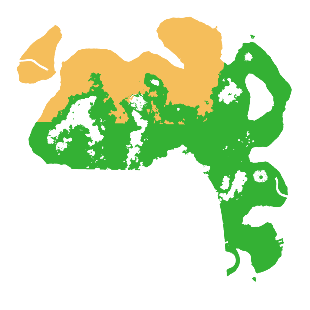 Biome Rust Map: Procedural Map, Size: 3500, Seed: 699999