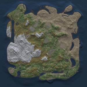 Thumbnail Rust Map: Procedural Map, Size: 4250, Seed: 8972821, 20 Monuments