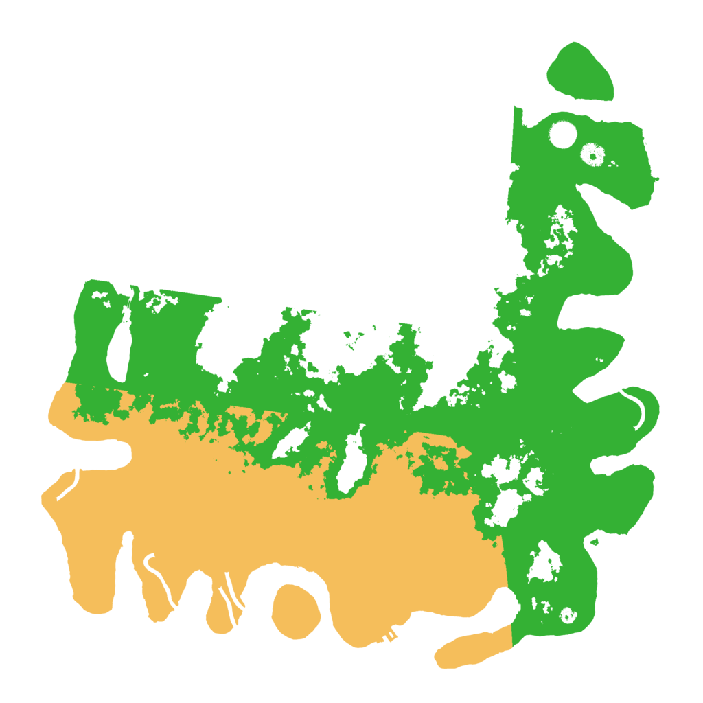 Biome Rust Map: Procedural Map, Size: 4500, Seed: 543008766