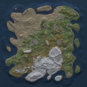 Thumbnail Rust Map: Procedural Map, Size: 4250, Seed: 752126480, 20 Monuments