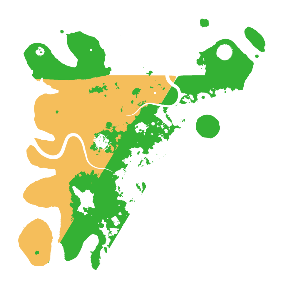 Biome Rust Map: Procedural Map, Size: 3500, Seed: 62399874