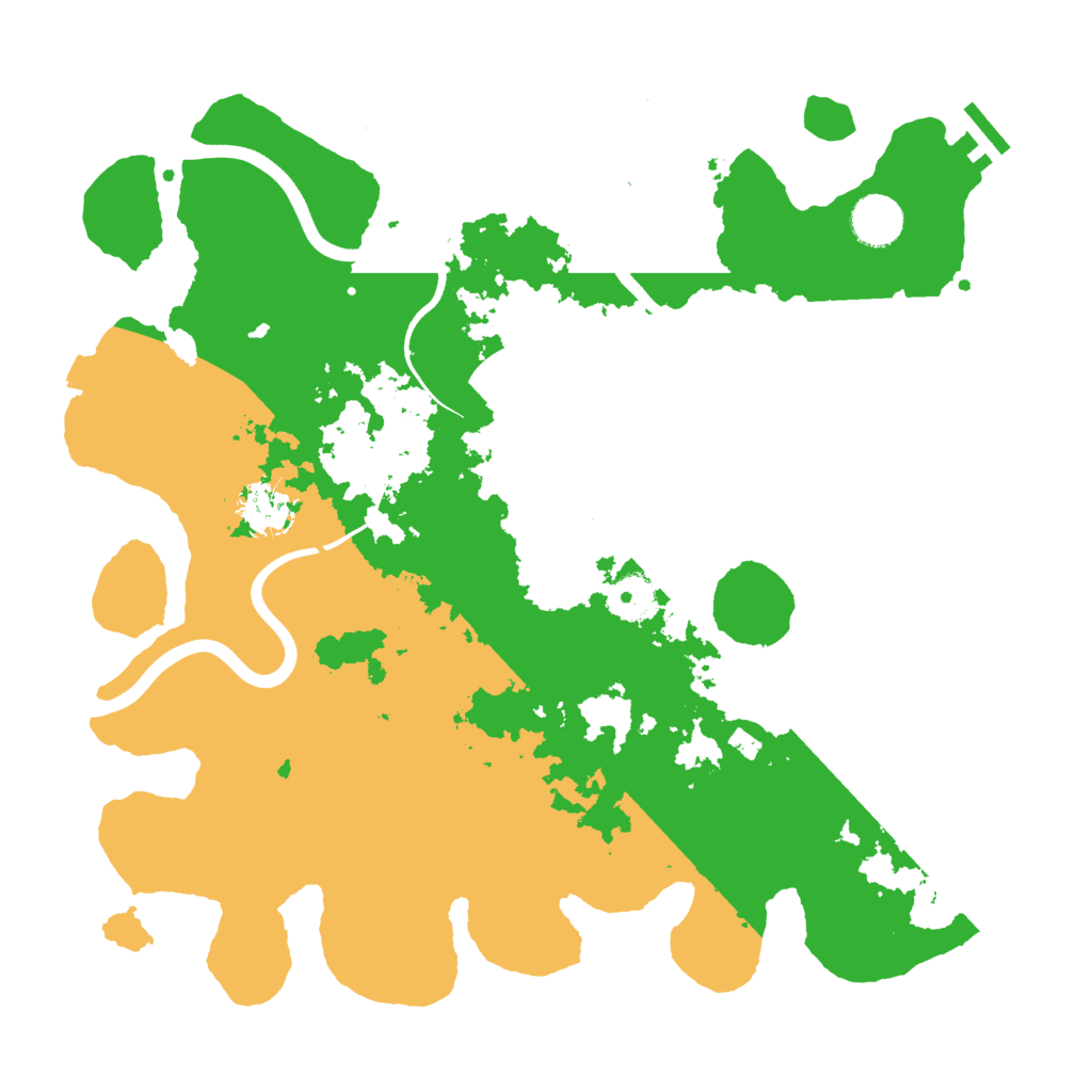 Biome Rust Map: Procedural Map, Size: 3700, Seed: 1632136074