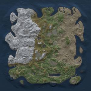 Thumbnail Rust Map: Procedural Map, Size: 4250, Seed: 1388700900, 20 Monuments