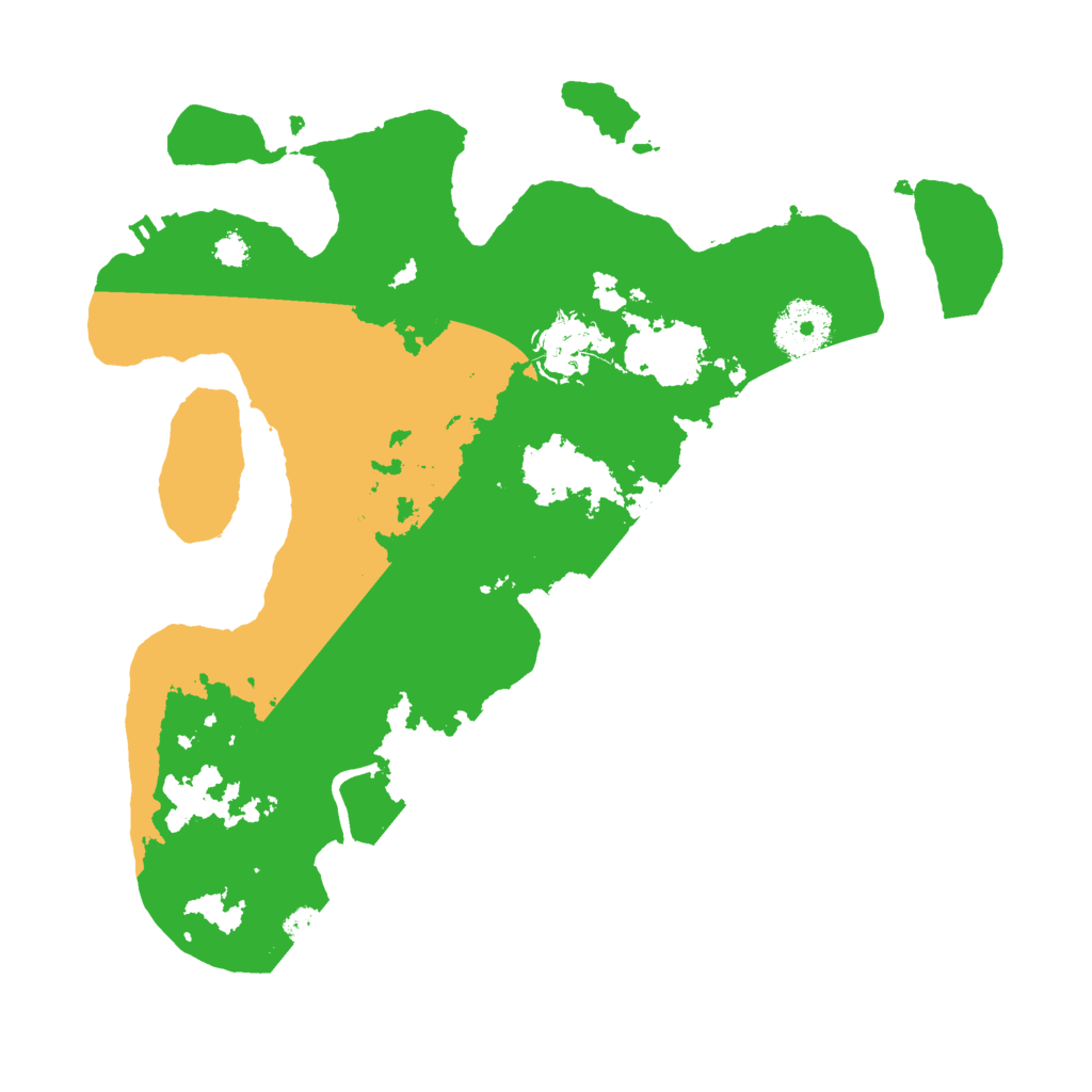 Biome Rust Map: Procedural Map, Size: 3000, Seed: 418685303