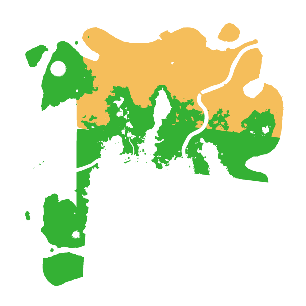 Biome Rust Map: Procedural Map, Size: 3500, Seed: 531612