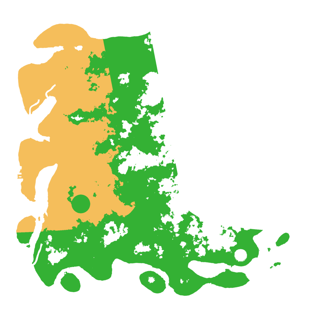 Biome Rust Map: Procedural Map, Size: 4500, Seed: 748290817