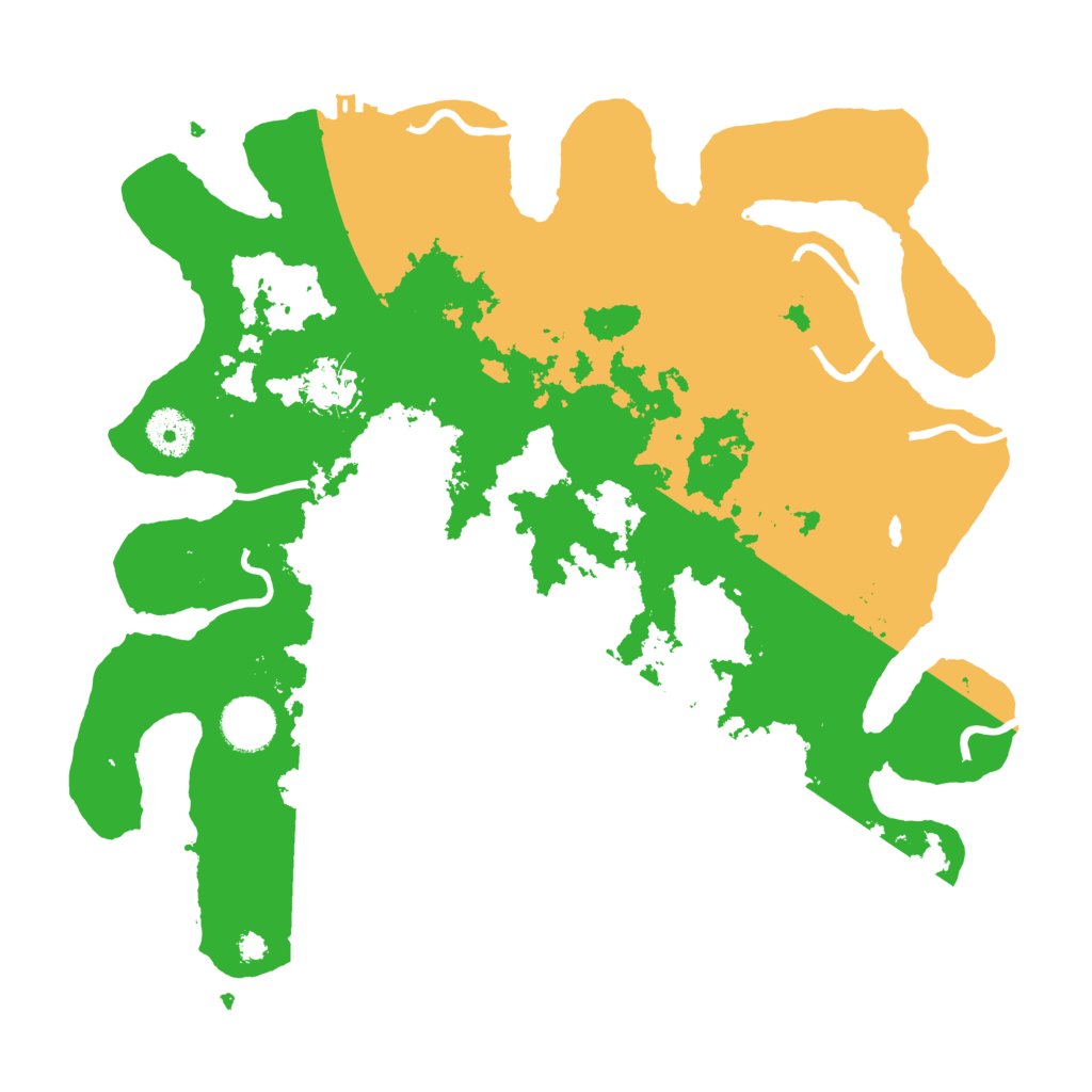 Biome Rust Map: Procedural Map, Size: 3500, Seed: 85019728