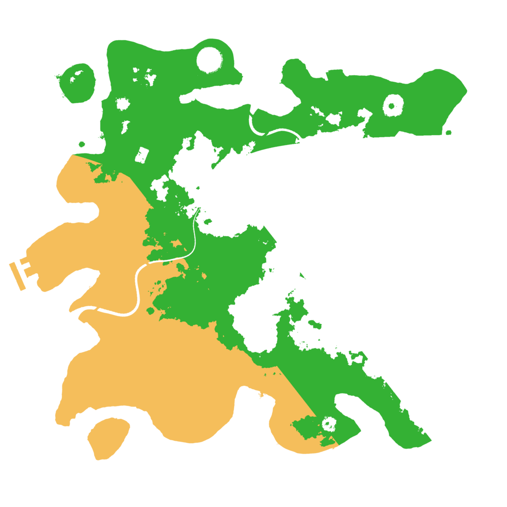 Biome Rust Map: Procedural Map, Size: 3500, Seed: 86744037