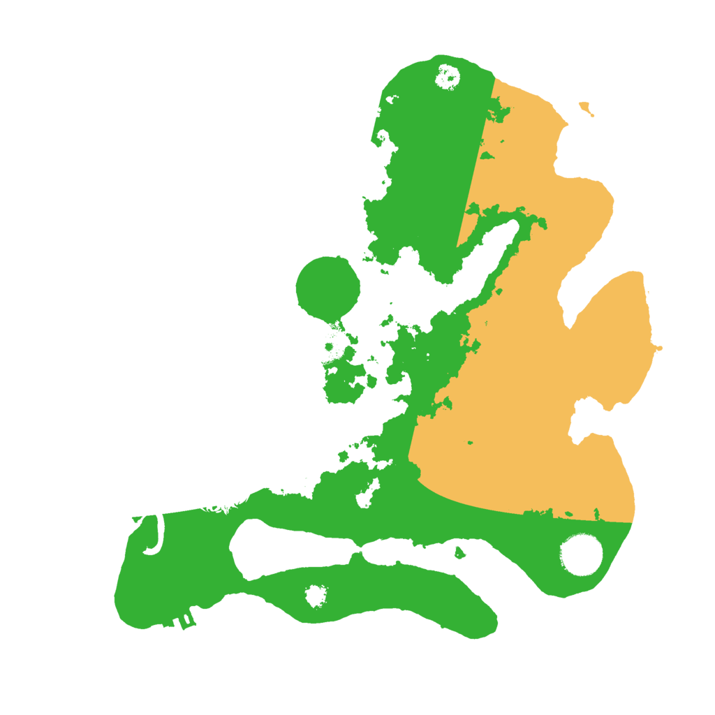 Biome Rust Map: Procedural Map, Size: 3000, Seed: 195496771