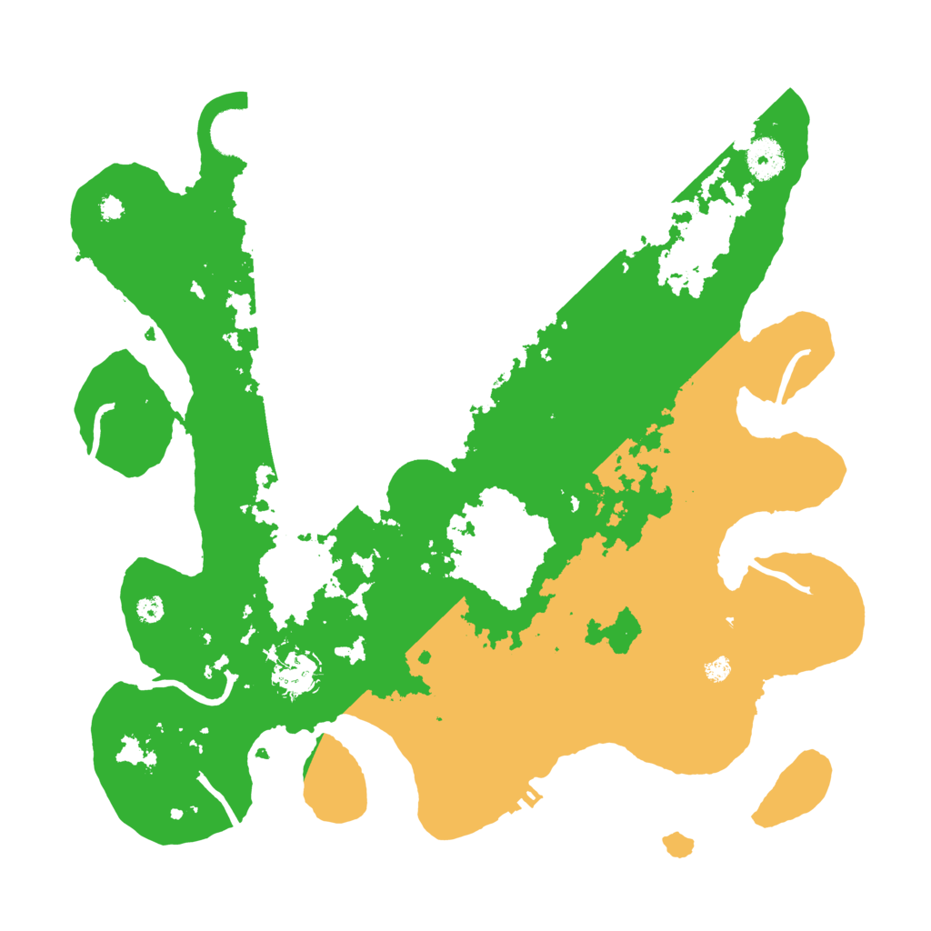 Biome Rust Map: Procedural Map, Size: 3550, Seed: 11850160