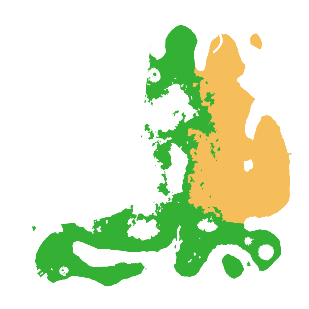 Biome Rust Map: Procedural Map, Size: 3500, Seed: 6532990
